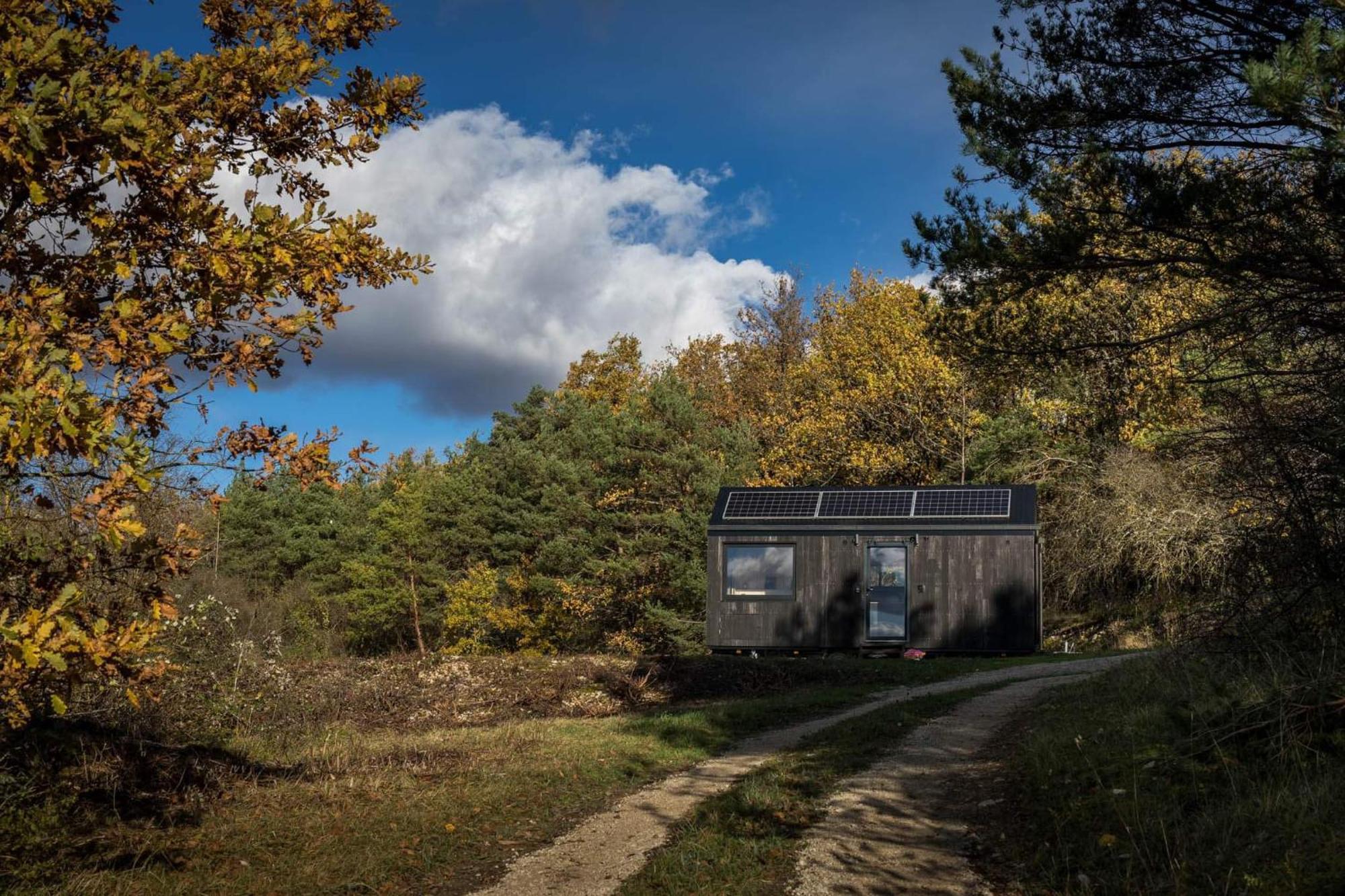 L'Envolee Ecolodge, Tiny House Au Coeur Des Vignes Loches-sur-Ource Exterior photo